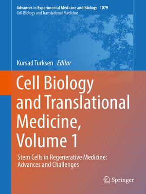 cover image of Cell Biology and Translational Medicine, Volume 1